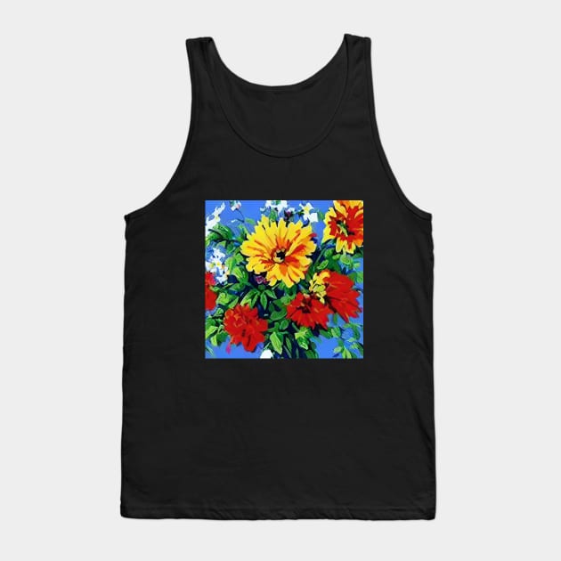 colorful flowers Tank Top by ugly_duck